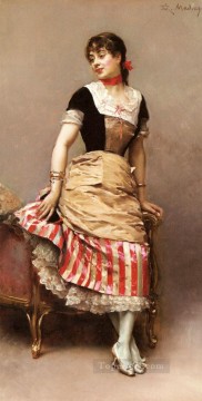  Madrazo Painting - Y A Portrait Of Aline Masson realist lady Raimundo de Madrazo y Garreta